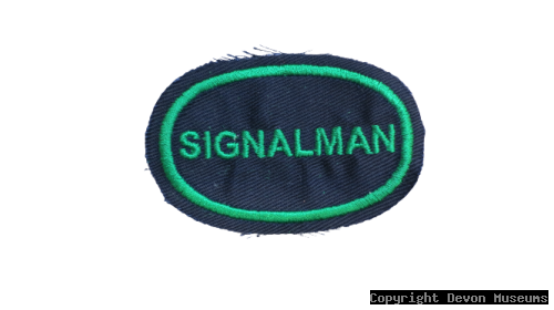 Signalman's hat badge product photo